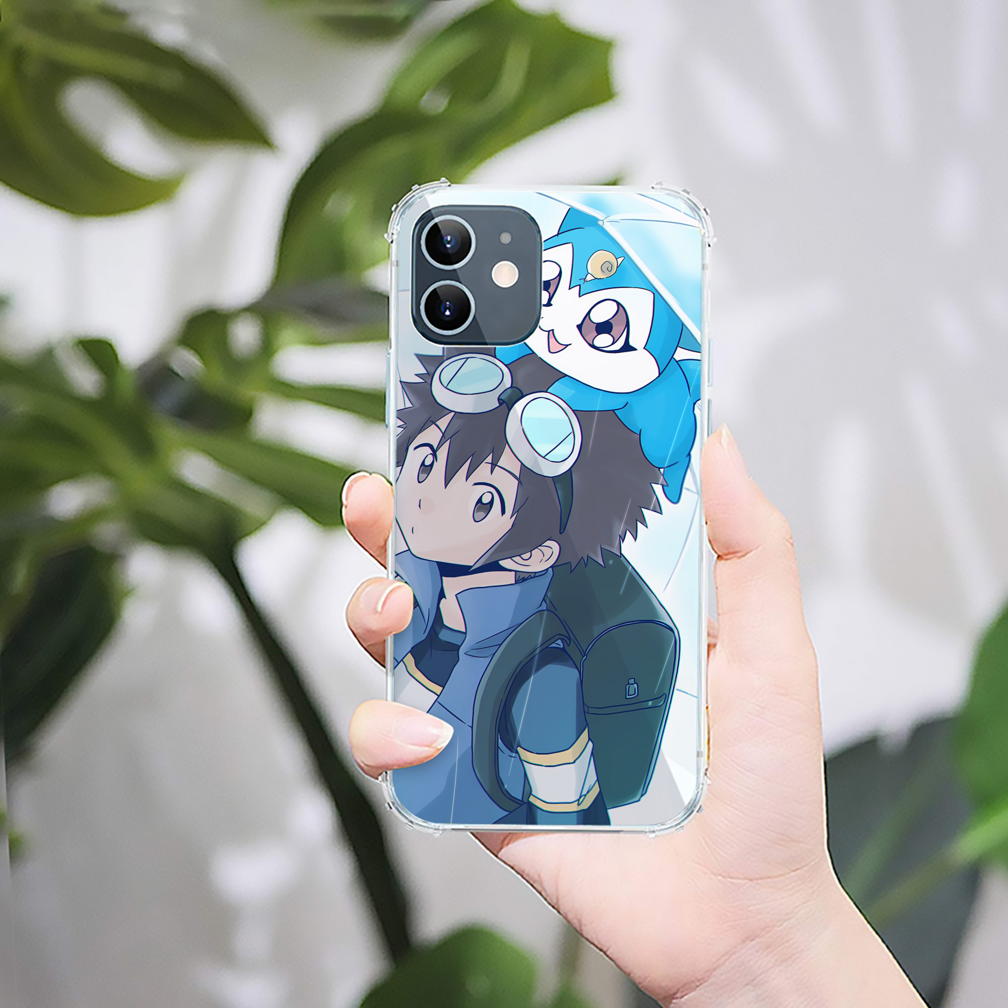 （画像用） Digimon デジタルモンスター/デジモン 【iPhone 12シリーズ対応】透明スマホケース（クリアソフトケース）